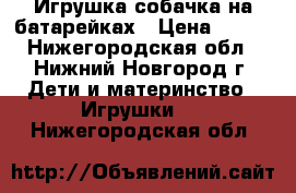 Игрушка собачка на батарейках › Цена ­ 100 - Нижегородская обл., Нижний Новгород г. Дети и материнство » Игрушки   . Нижегородская обл.